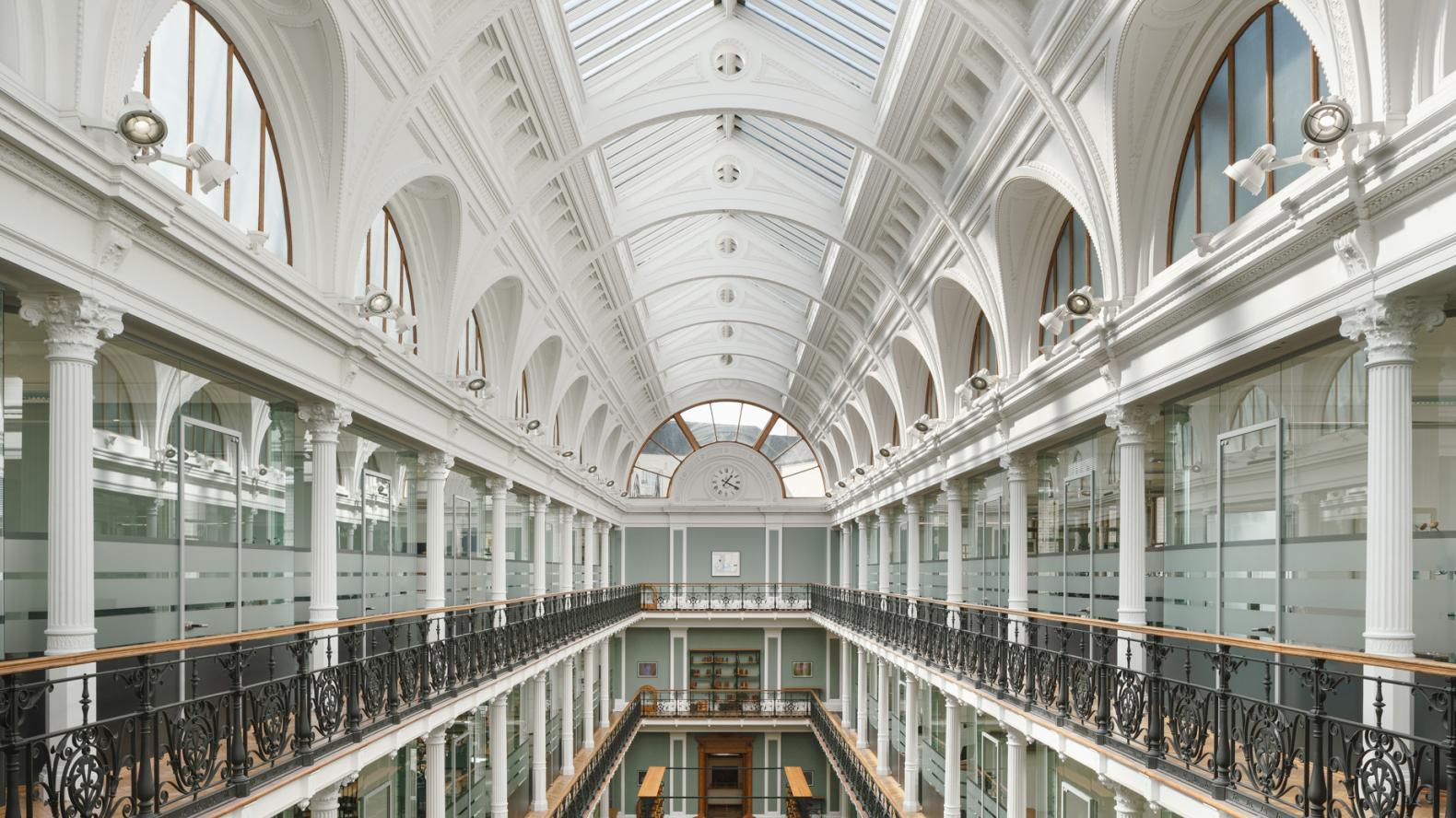 Elegant Ceiling and Upstairs Area in Central Court Argyll