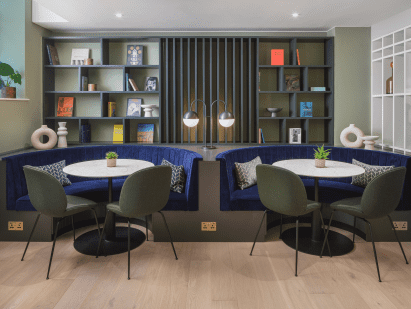 Coworking spaces in luxury lounge
