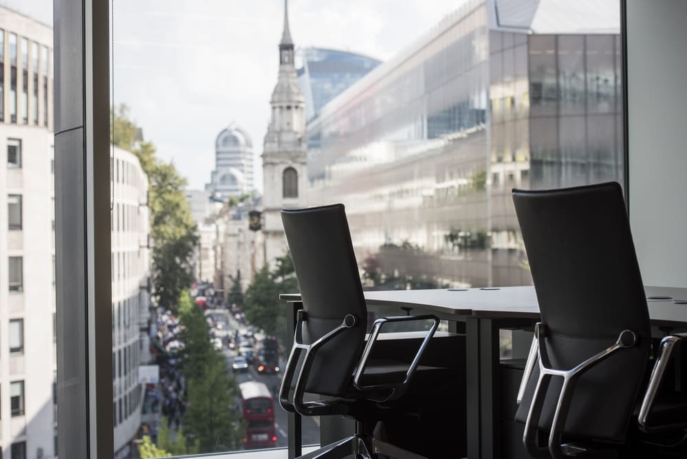 City of London office space with views of the city