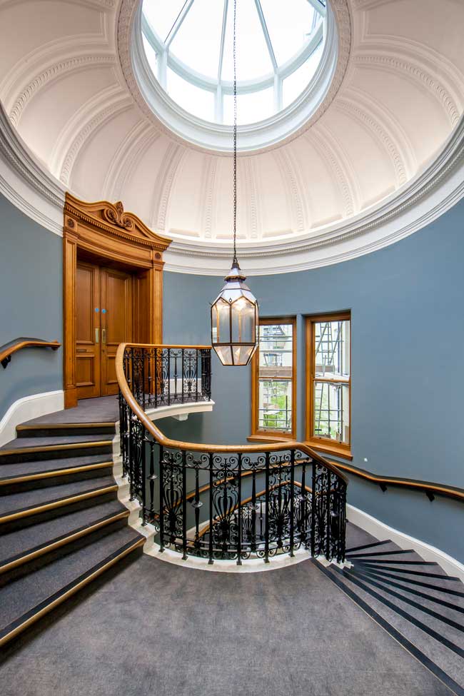 Central Court Portrait Top Stairs 1